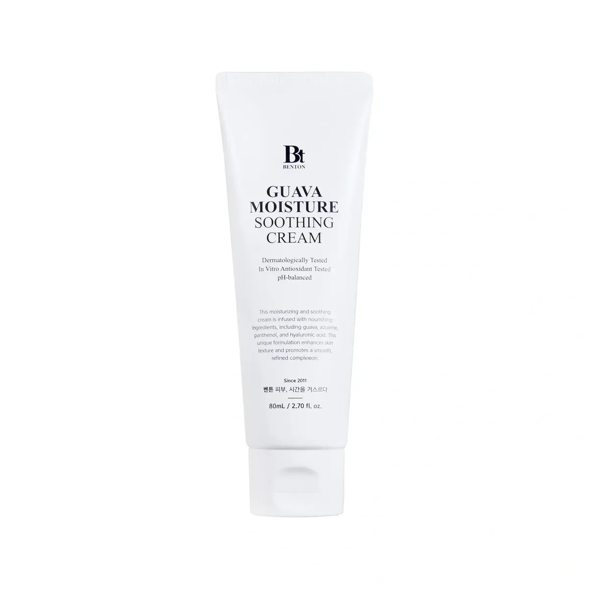 Заспокійливий крем з гуавою та азуленом Benton Guava Moisture Soothing Cream 80 мл