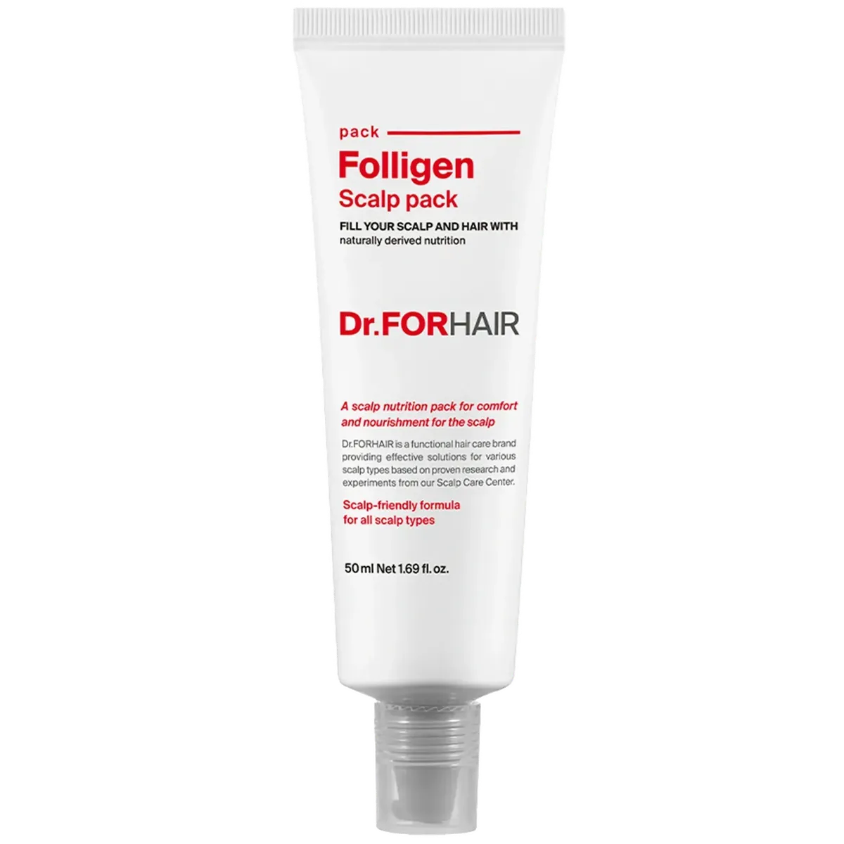 Оздоровлювальна маска для шкіри голови Dr.FORHAIR Folligen Scalp Pack 250 мл