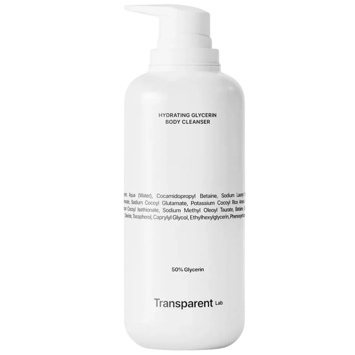 Зволожувальний засіб для очищення тіла з гліцерином Transparent Lab Hydrating Glycerin Body Cleanser 400 мл