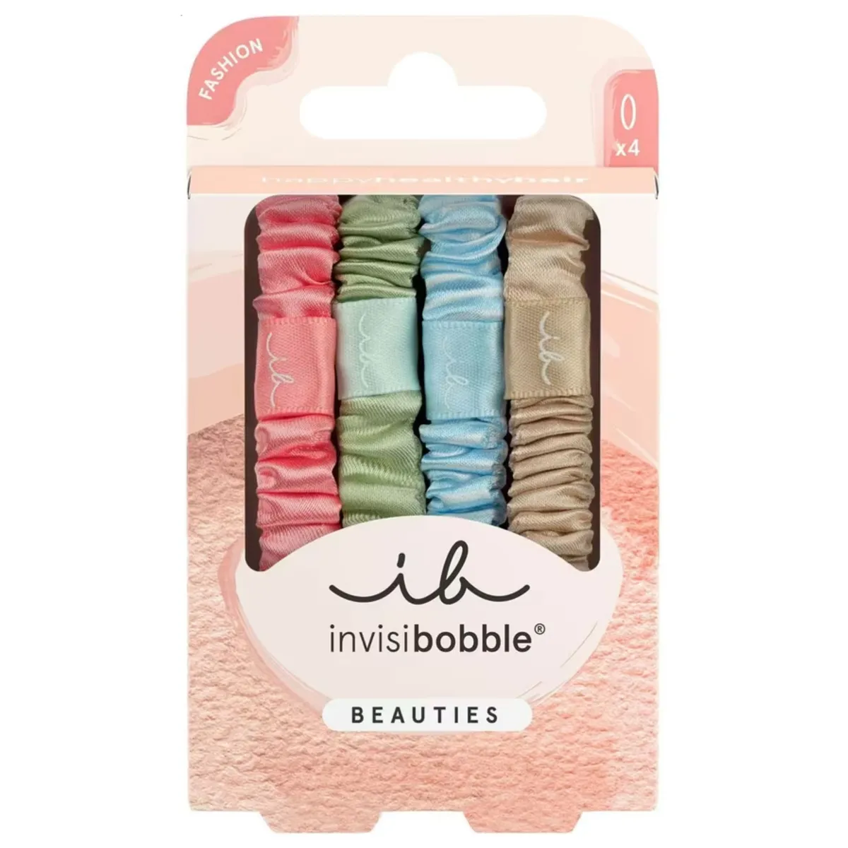 Набір резинок-браслетів для волосся Invisibobble Beauties Satin Sorbet 4 в 1
