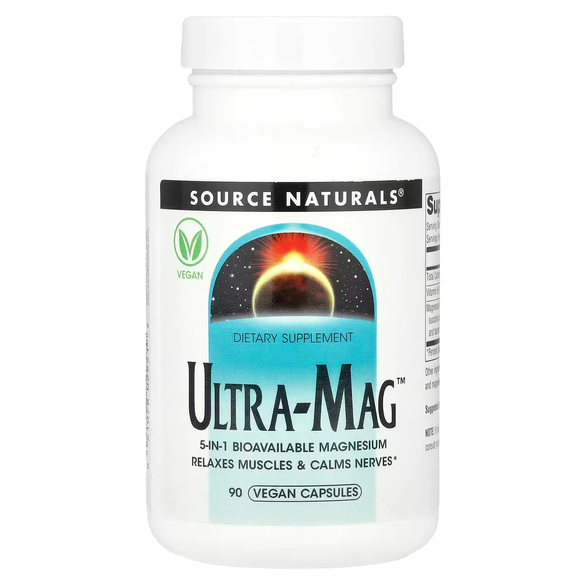 Магнієвий комплекс Source Naturals Ultra-Mag 90 шт
