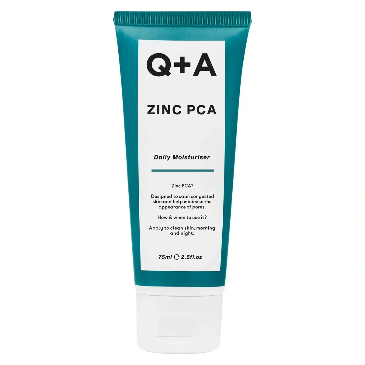 Зволожувальний крем для обличчя Q+A Zinc PCA Daily Moisturiser 75 мл