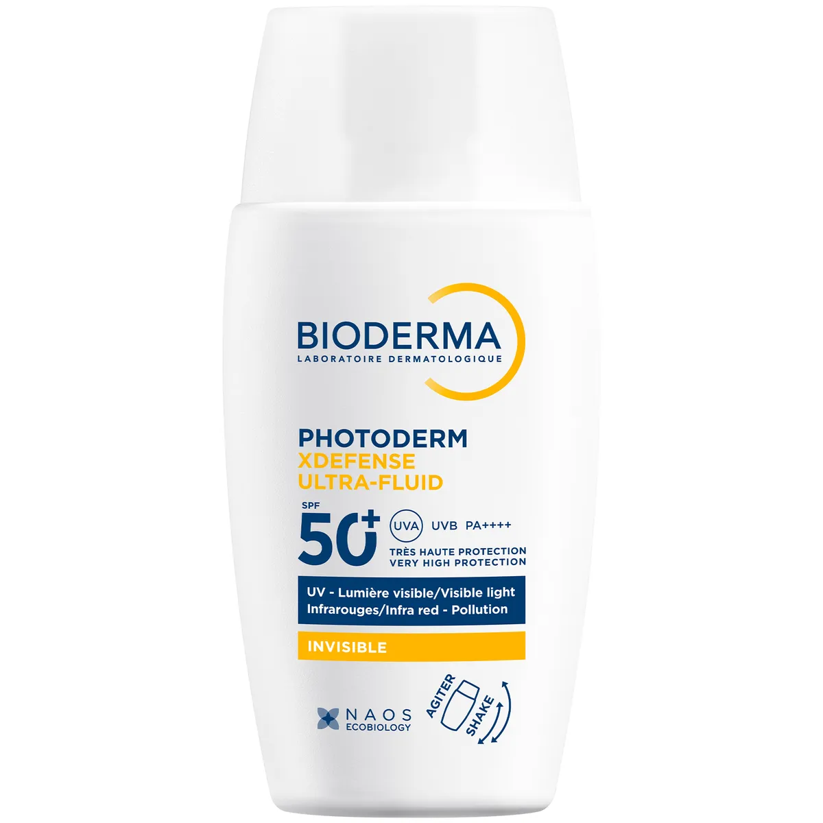 Сонцезахисний флюїд для обличчя, невидимий Bioderma pHotoderm XDefense Ultra Fluid Invisible SPF50+ 40 мл