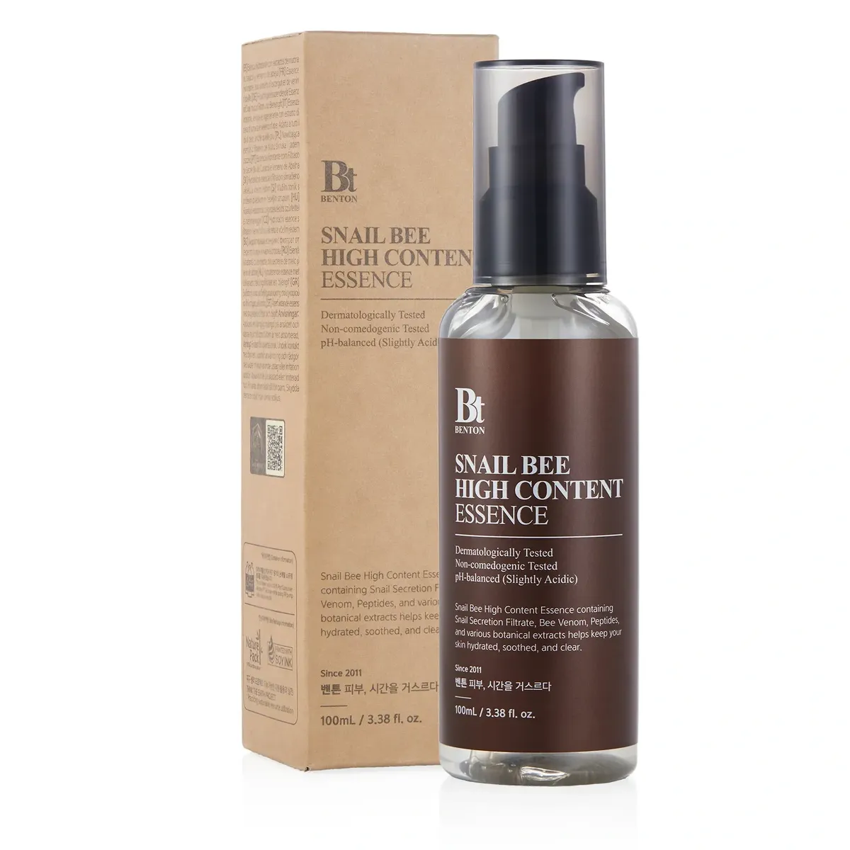 Есенція з муцином равлика та бджолиною отрутою Benton Snail Bee High Content Essence 100 мл