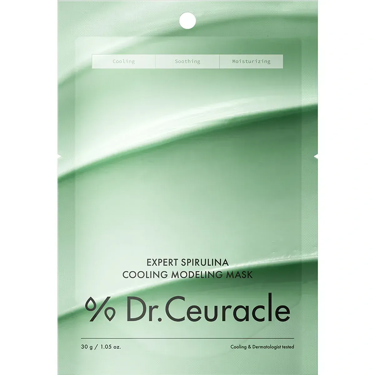 Альгінатна маска зі спіруліною проти набряків Dr.Ceuracle Expert Spirulina Modeling Mask 30 г