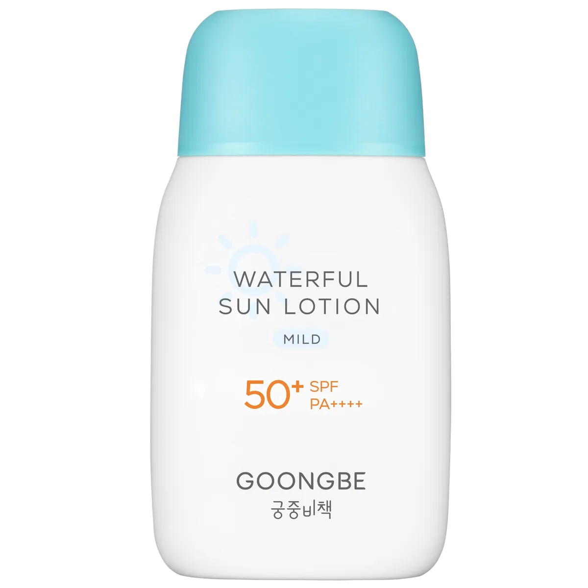 Дитячий сонцезахисний лосьйон SPF50+ PA++++ GOONGBE Waterful Sun Lotion Mild 80 г