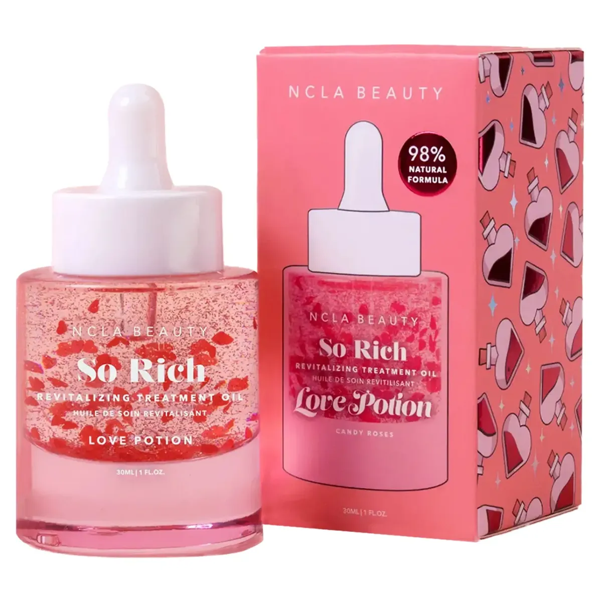 Олійка для кутикули та тіла "Солодка троянда" NCLA BEAUTY So Rich Revitalizing Oil – Candy Roses 30 мл