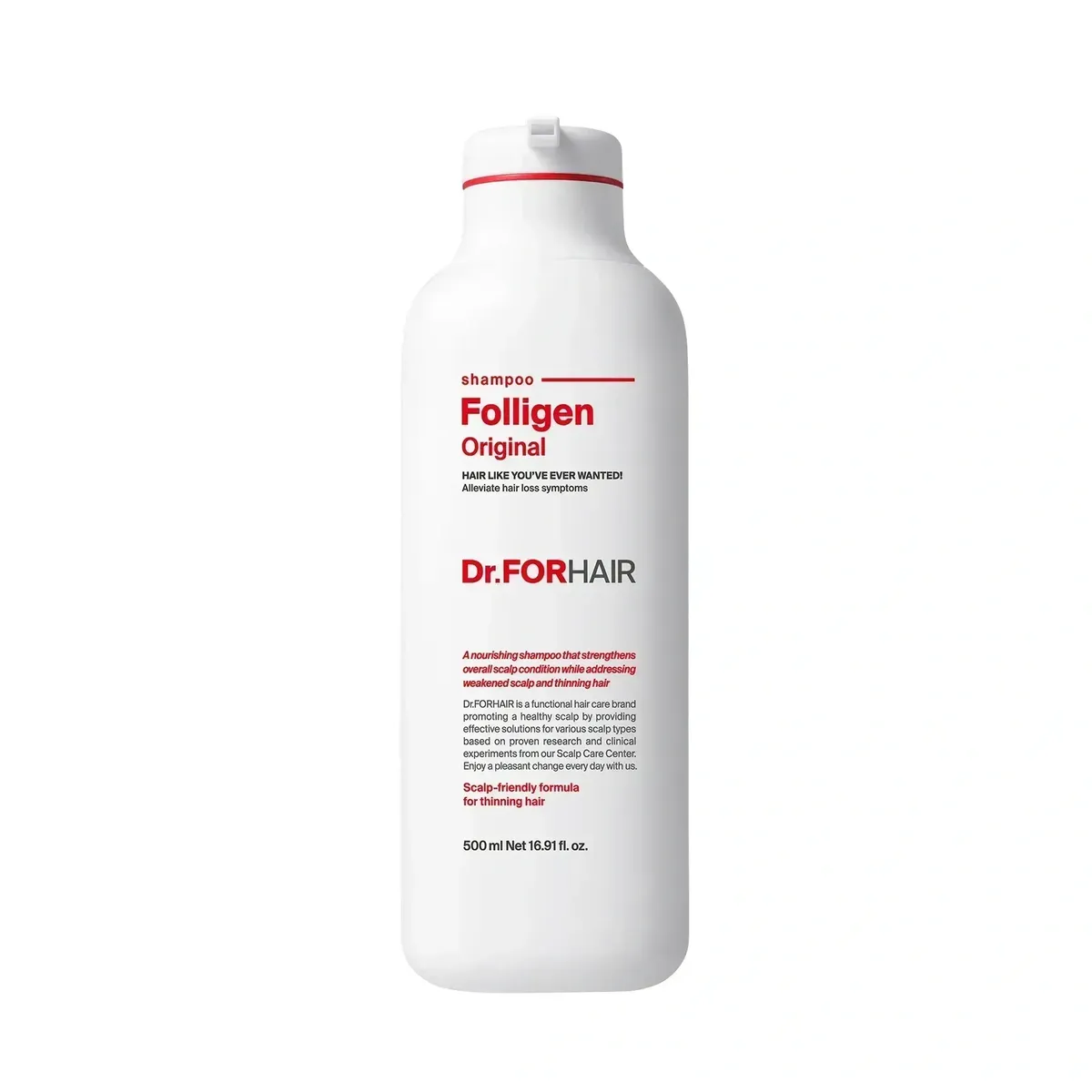 Шампунь проти випадіння волосся Dr.FORHAIR Folligen Shampoo 500 мл