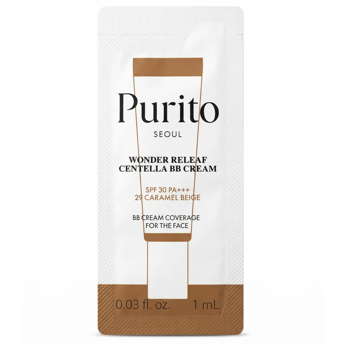 BB-крем з центелою Purito Seoul Cica Clearing BB Cream 29 Caramel Beige 1 мл