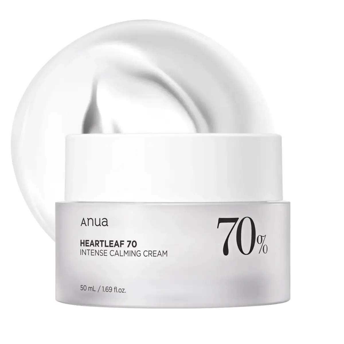 Заспокійливий крем з екстрактом хауттюнії Anua Heartleaf 70 Intense Calming Cream 50 мл