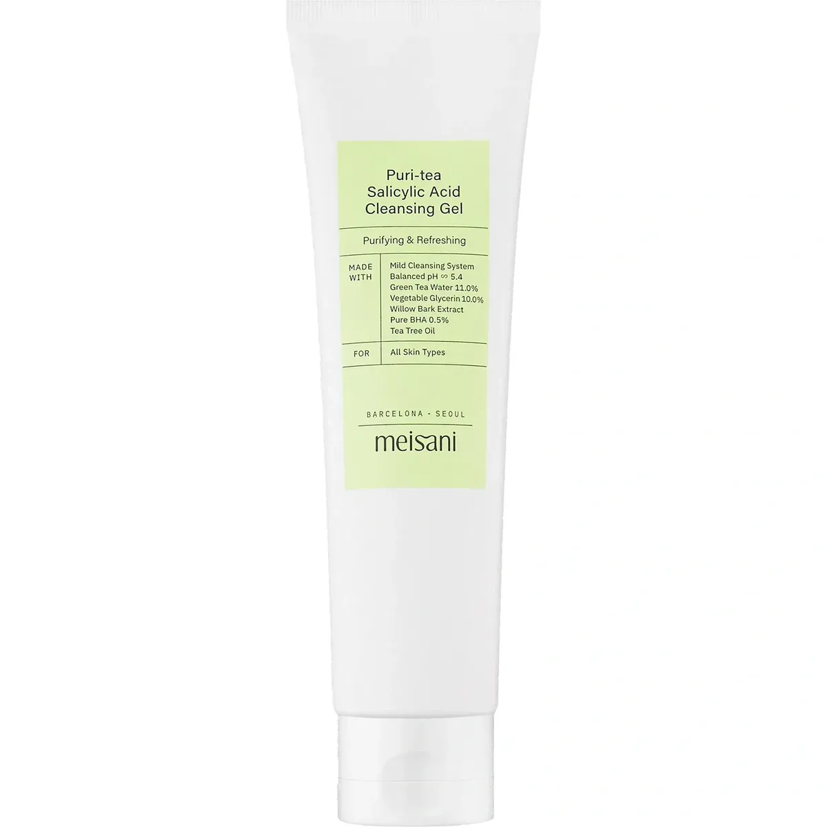 Гель для вмивання з саліциловою кислотою Meisani Puri-Tea Salicylic Acid Cleansing Gel 150 мл