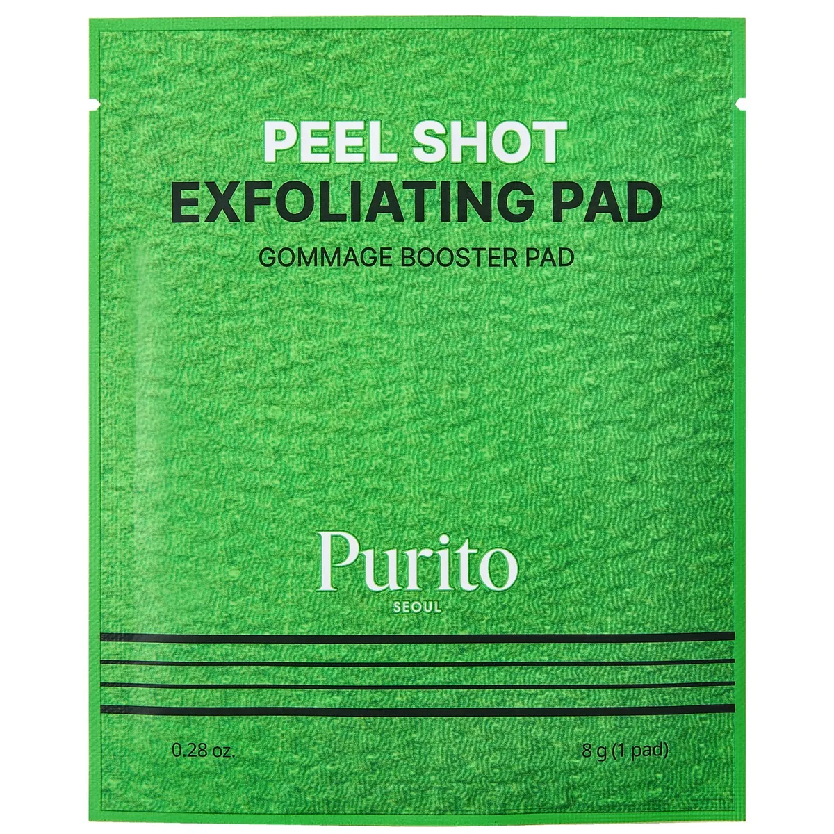 Пілінг-пади з деревним вугіллям та ензимами Purito Seoul Peel Shot Exfoliating Pad 1 шт * 8 г