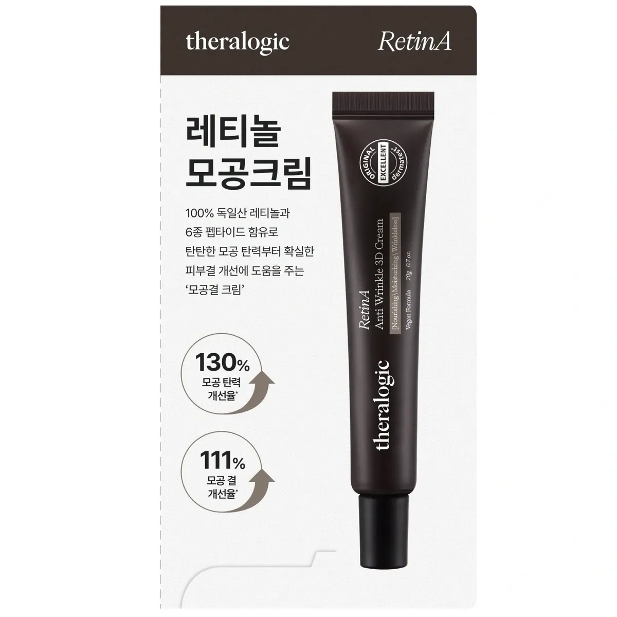 Набір тестерів з ретинолом Theralogic RetinA Anti Wrinkle 3D Cream + Ampoule 1г Cream