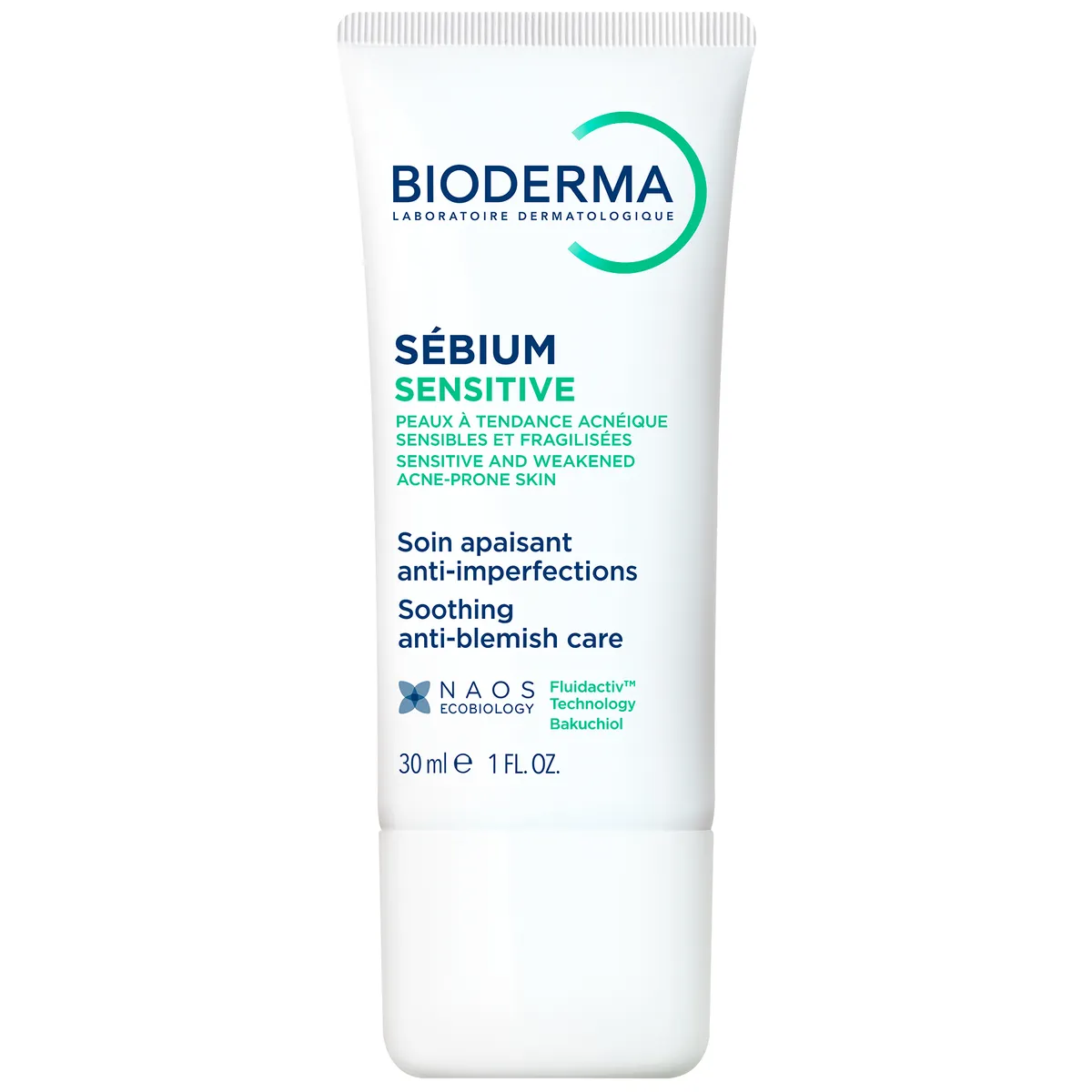Заспокійливий засіб для проблемної шкіри Bioderma Sebium Sensitive Soothing Anti-Blemish Care 30 мл
