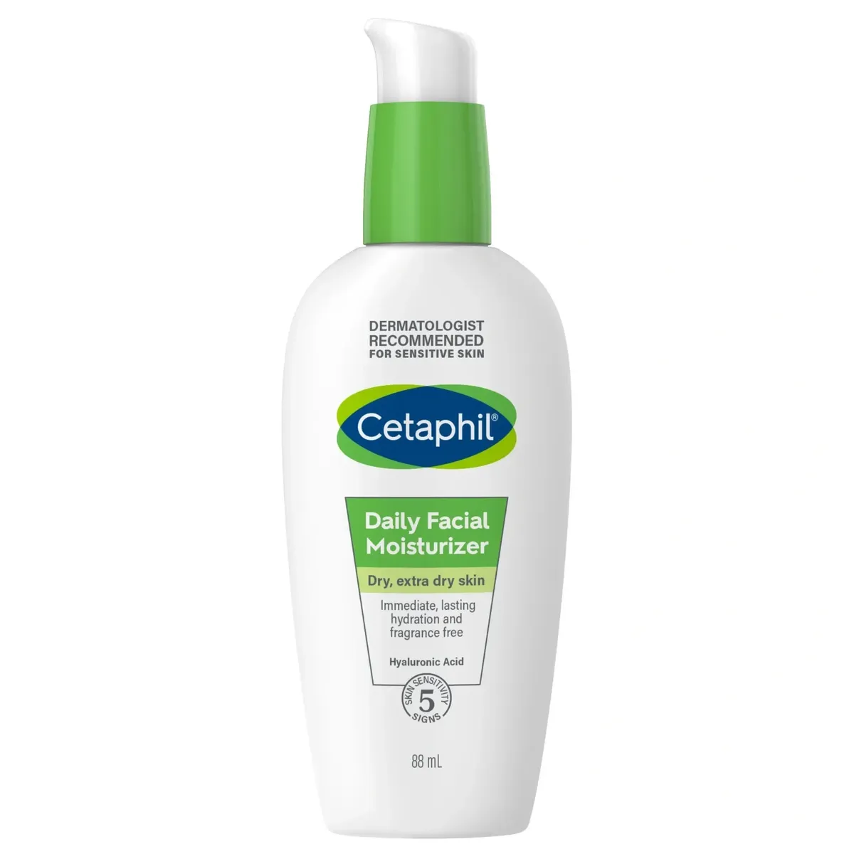 Щоденний зволожувальний лосьйон для шкіри обличчя Cetaphil Daily Hydrating Lotion With Hyaluronic Acid 88 мл