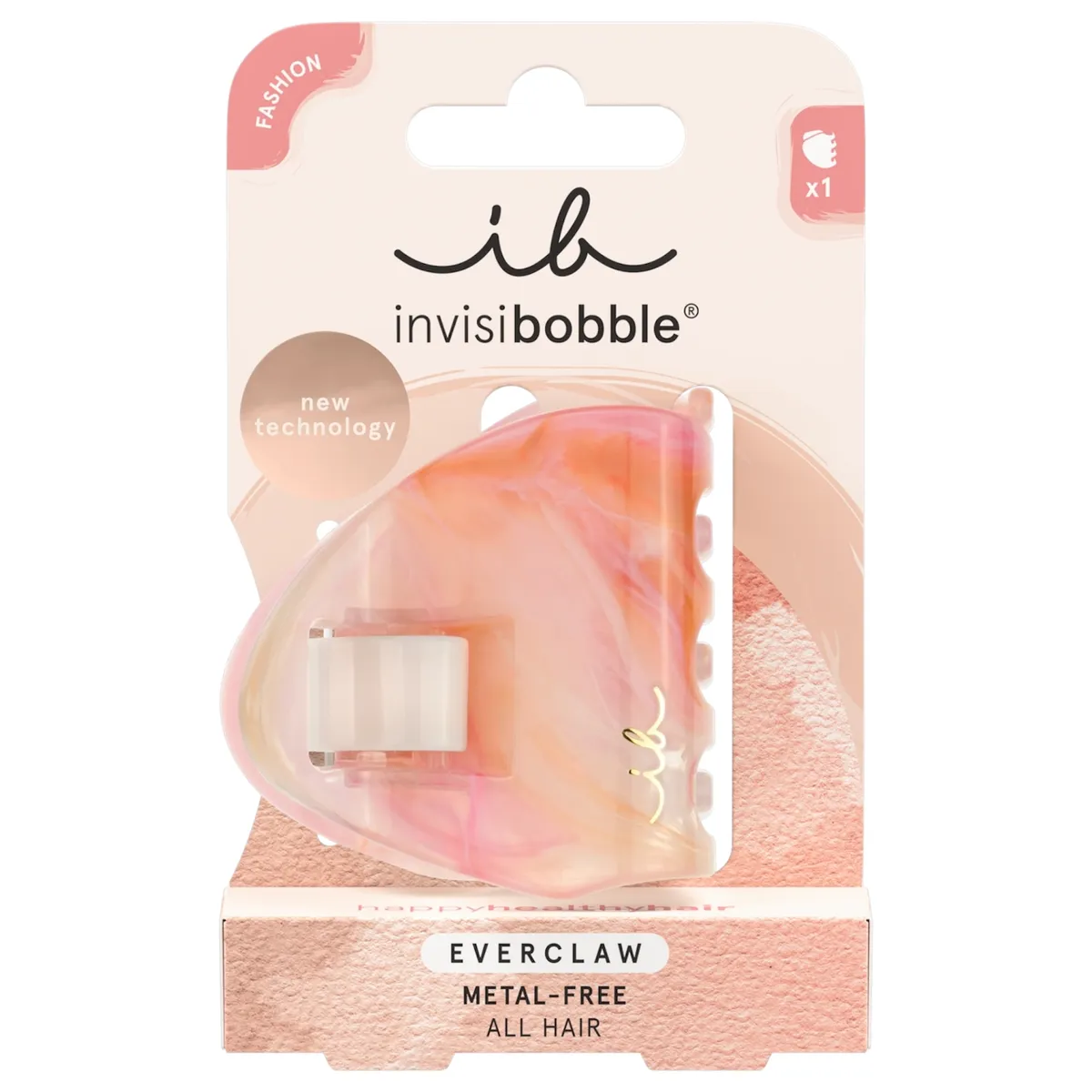 Заколка для волосся Invisibobble Everclaw Pink Blossom 1 шт