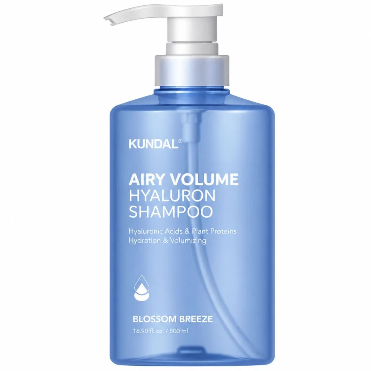 Гіалуроновий шампунь для об'єму волосся KUNDAL Airy Volume Hyaluron Shampoo Blossom Breeze 500 мл