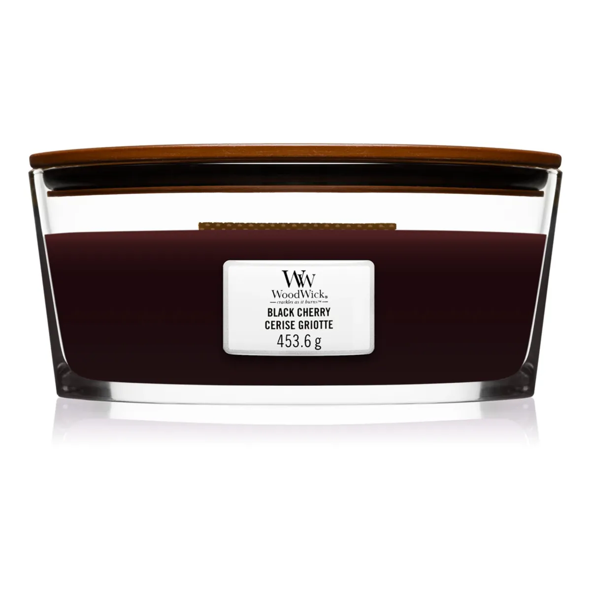 Ароматична свічка "Чорна Вишня" Woodwick Black Cherry 453 г