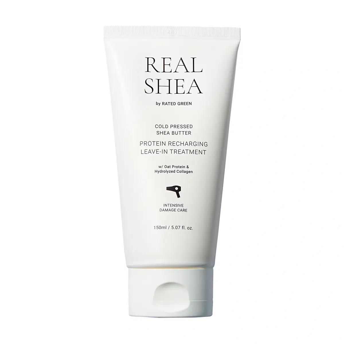 Термозахисний відновлювальний крем для волосся з маслом ши Rated Green Real Shea Gold Pressed Shea Butter Leave-in Treatment 150 мл