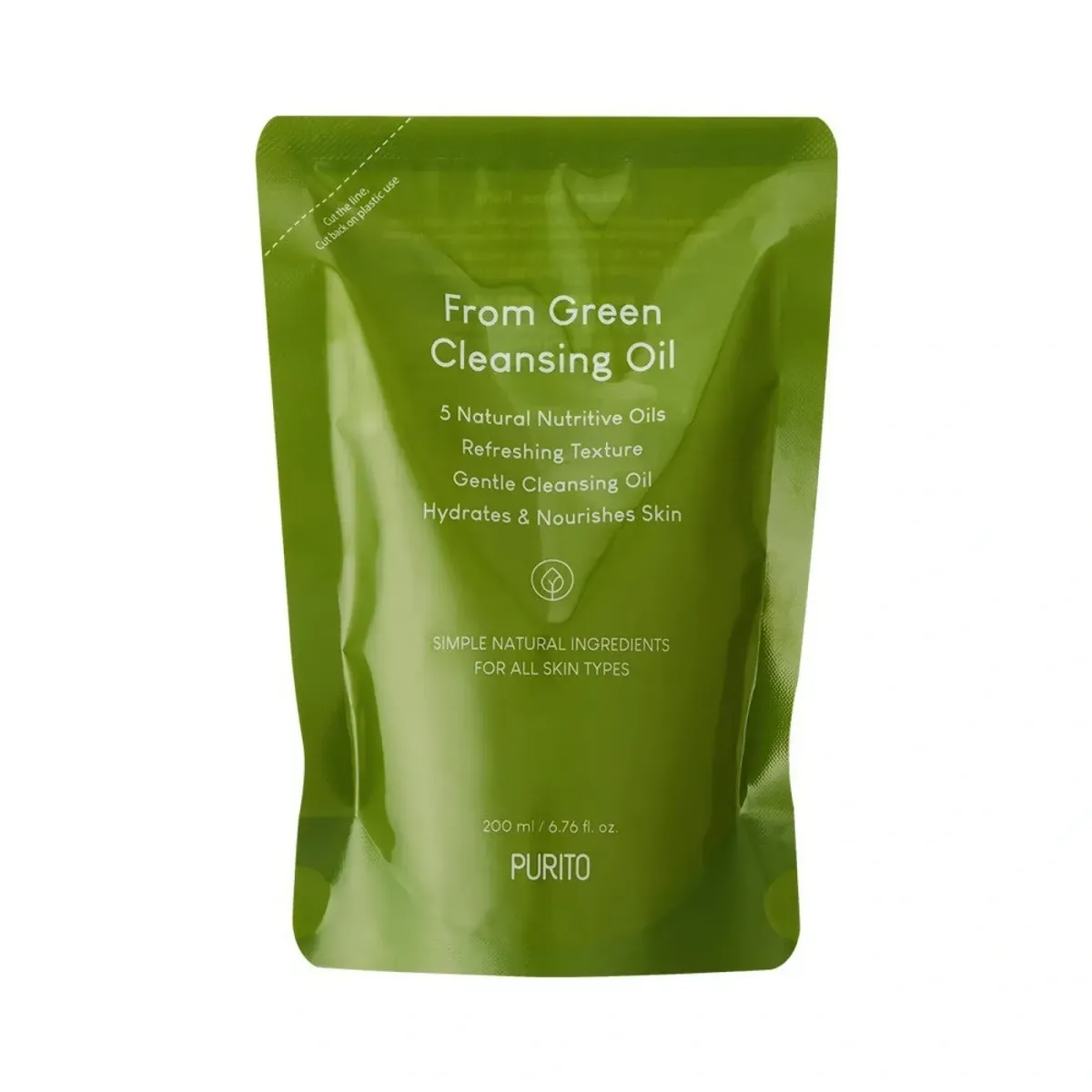 Рефіл гідрофільна очищувальна олія Purito Seoul From Green Cleansing Oil (Refill) 200 мл