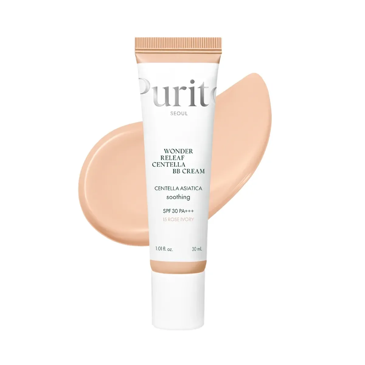 BB-крем з центелою Purito Seoul Wonder Releaf Centella BB Cream 15 Rose Ivory 30 мл