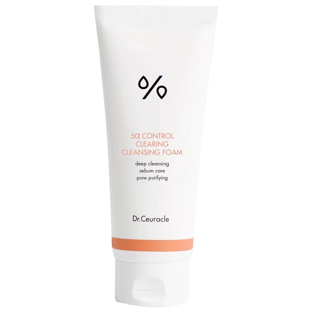Себорегулювальна очищувальна пінка “5-альфа контроль” Dr.Ceuracle 5α Control Clearing Cleansing Foam 200 мл