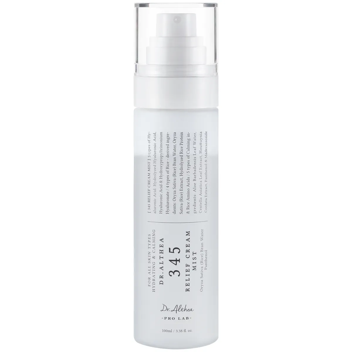 Молочний міст відновлення та заспокоєння шкіри Dr.Althea 345 Relief Cream Mist 100 мл