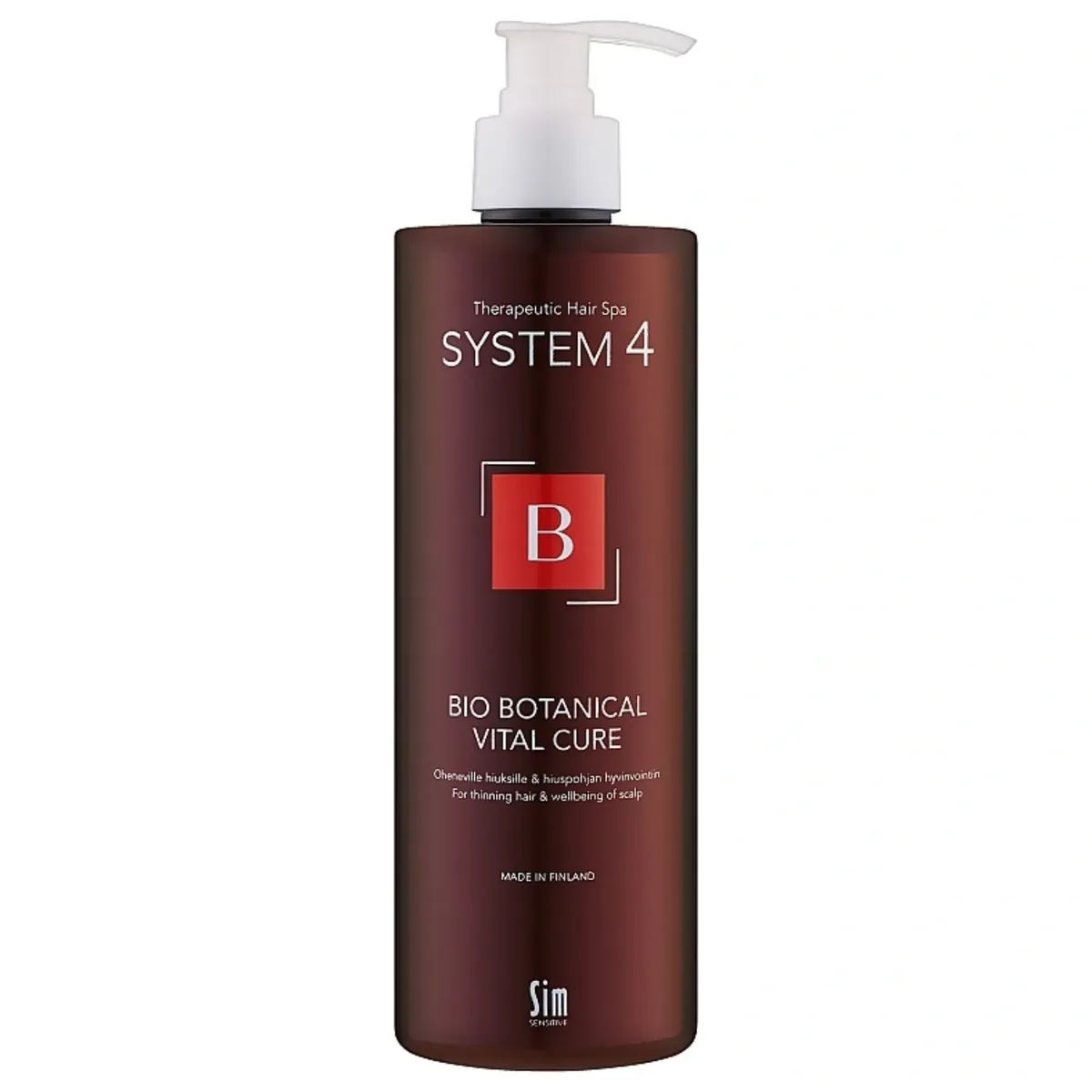 Бальзам для шкіри голови в разі випадіння волосся Sim Sensitive System 4 BB Vital Cure 500 мл