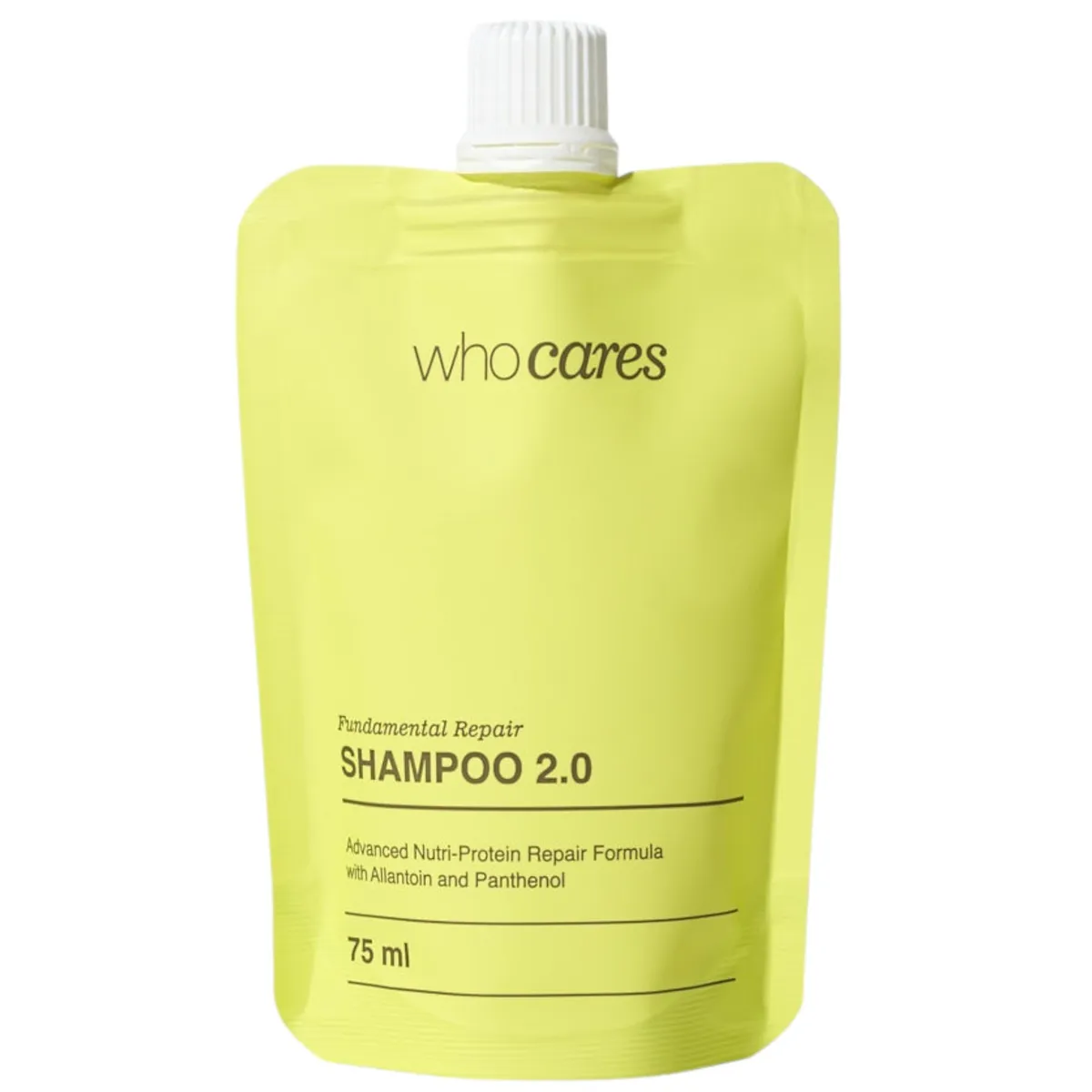 Шампунь для глибокого очищення шкіри голови WhoCares Shampoo 2.0 Fundamental Repair 75 мл