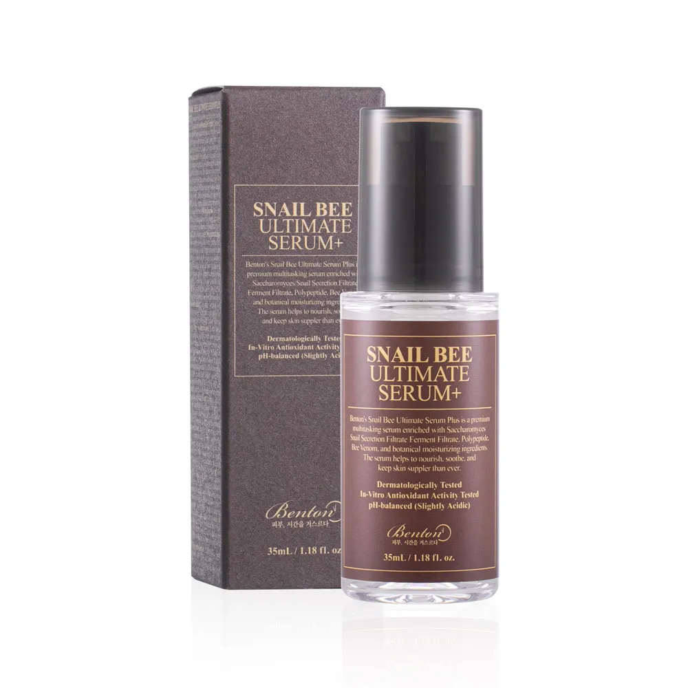 Сироватка з муцином равлика та бджолиною отрутою Benton Snail Bee Ultimate Serum 35 мл