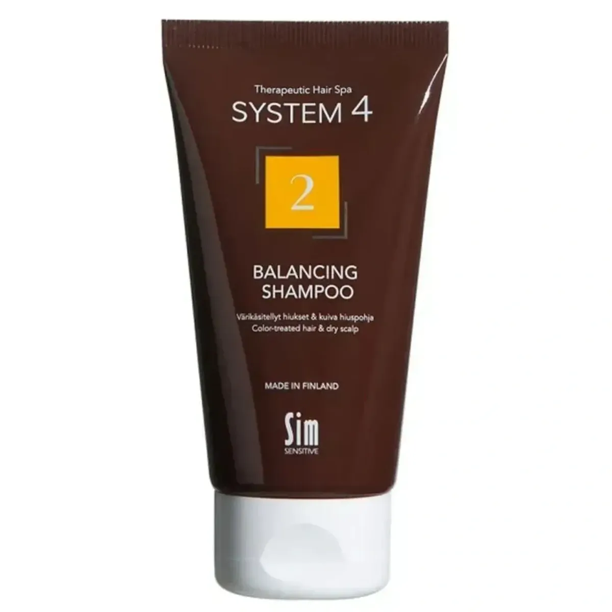 Шампунь №2 для сухого, фарбованого і пошкодженого волосся Sim Sensitive System 4 2 Balancing Shampoo 75 мл