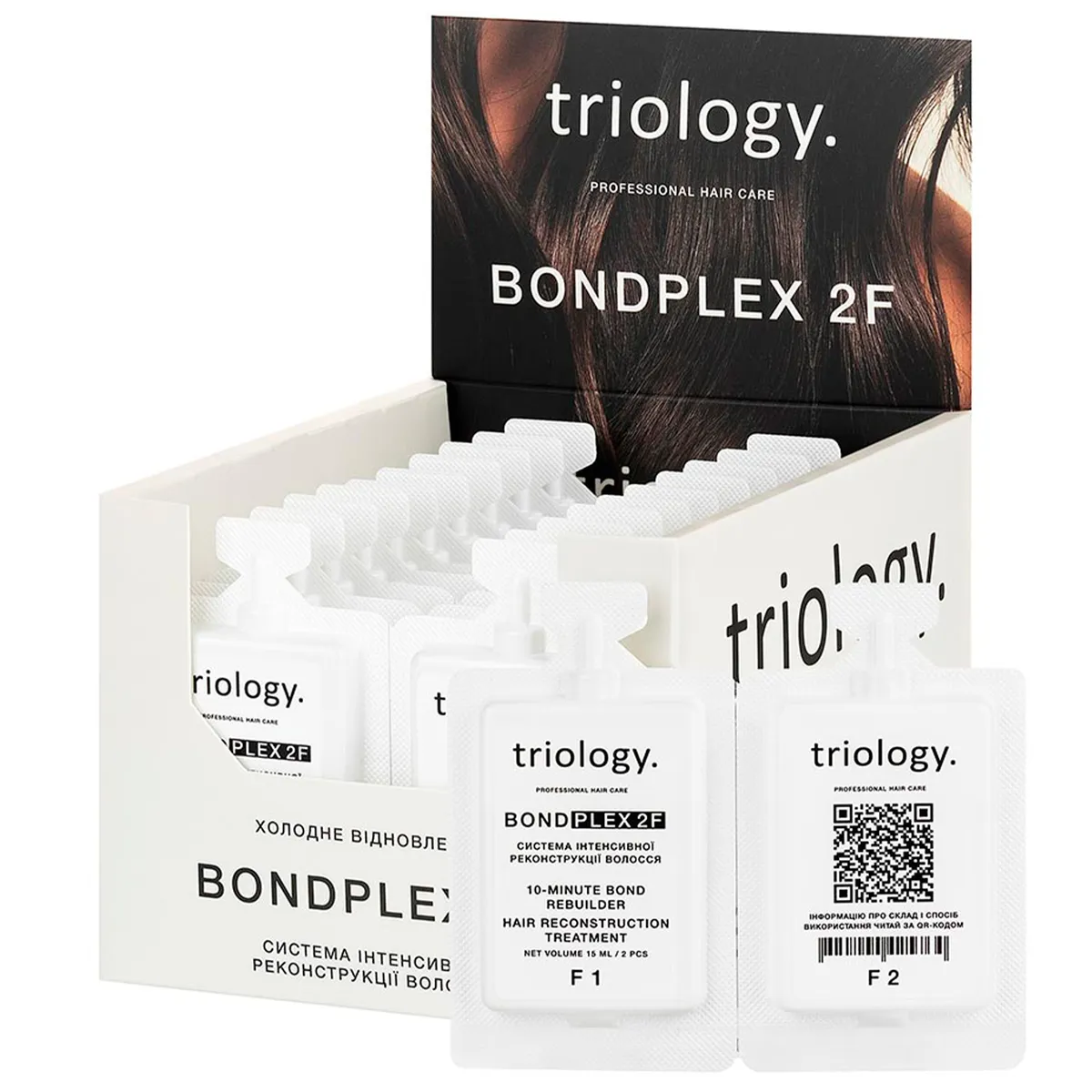 Холодне відновлення. Система інтенсивної реконструкції волосся Triology BONDPLEX 2F 30 мл