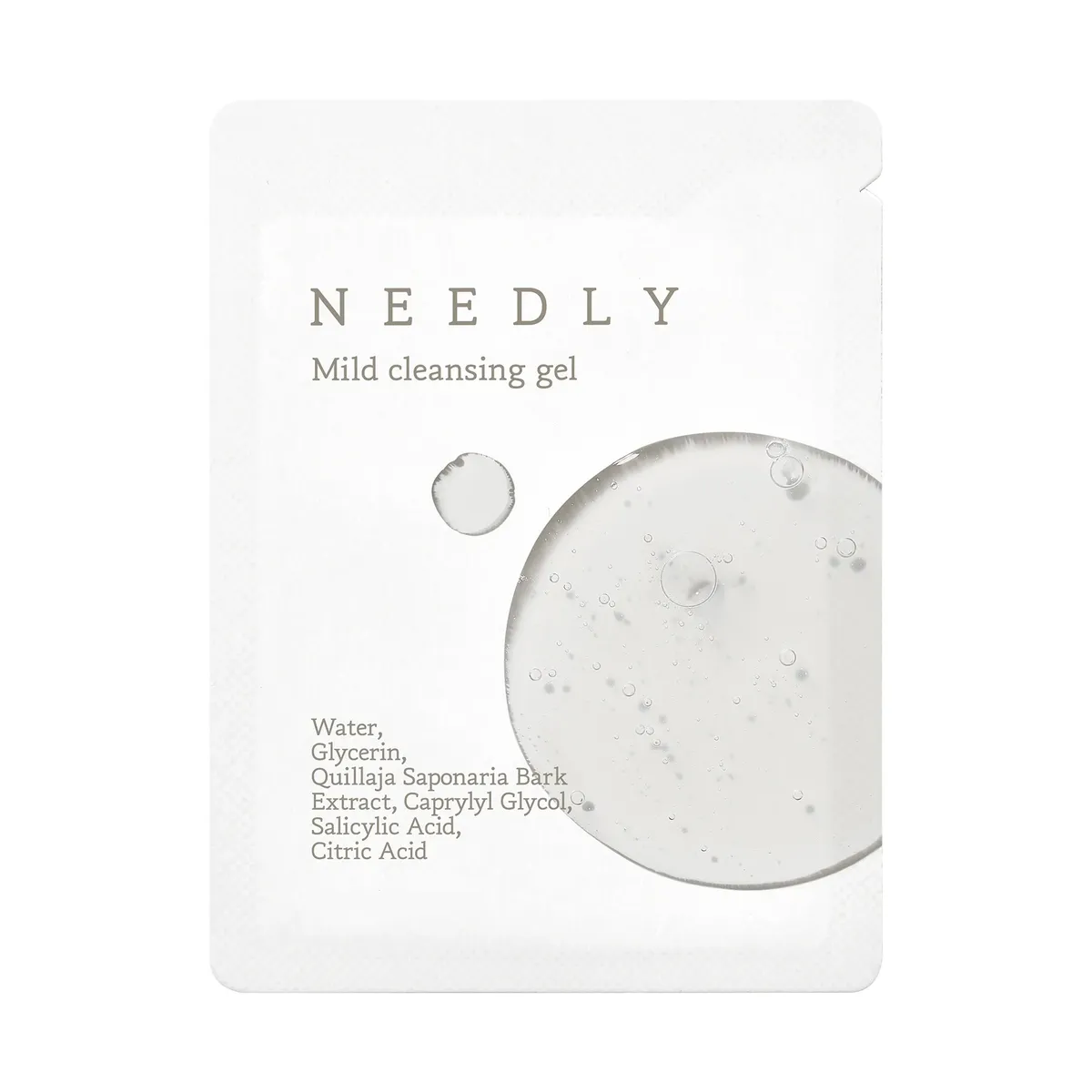 М'який очищувальний гель Needly Mild Cleansing Gel 3 мл, Саше (Тестер)
