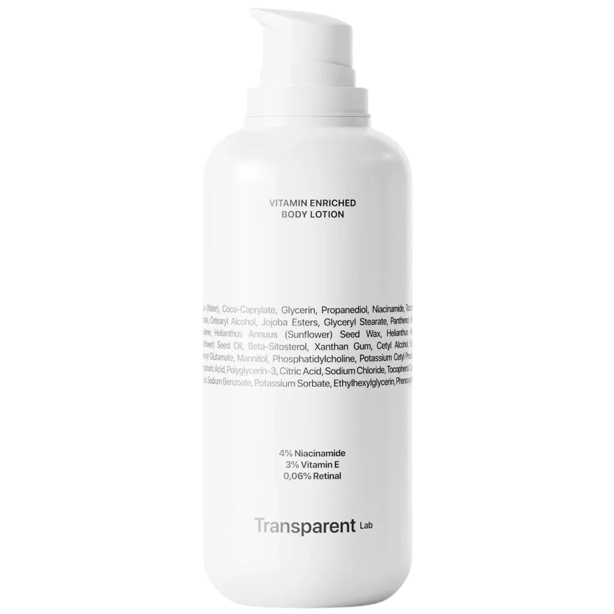 Збагачений вітамінами лосьйон для тіла Transparent Lab Vitamin Enriched Body Lotion 400 мл