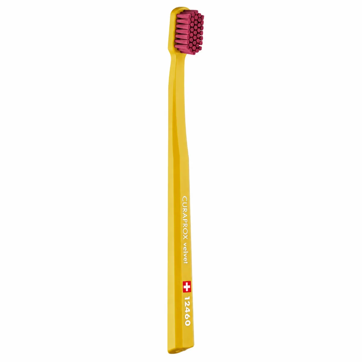 Зубна щітка Curaprox CS 12460 Velvet Жовтий - рожевий