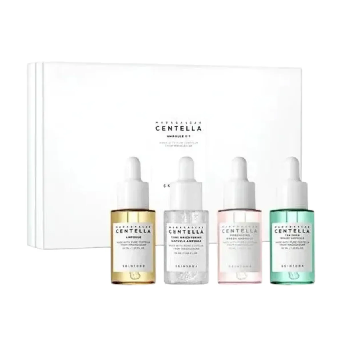 Набір сироваток для обличчя з центелою SKIN1004 Madagascar Centella Ampoule Kit 30 мл * 4 шт