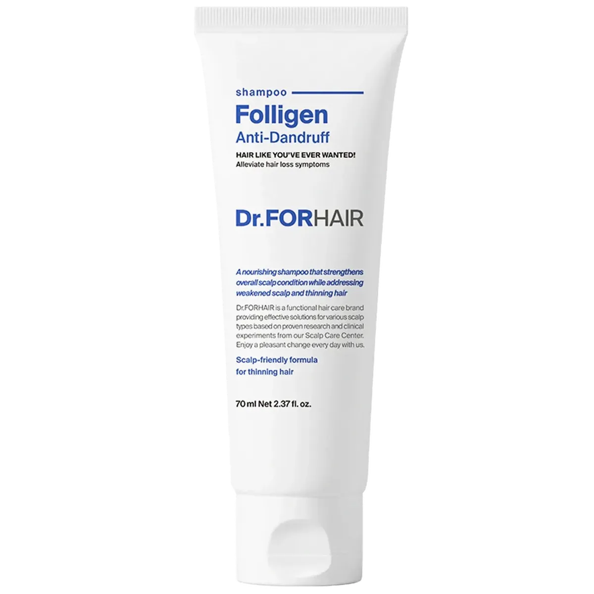 Шампунь проти лупи для ослабленого волосся Dr.FORHAIR Folligen Anti-Dandruff Shampoo 500 мл
