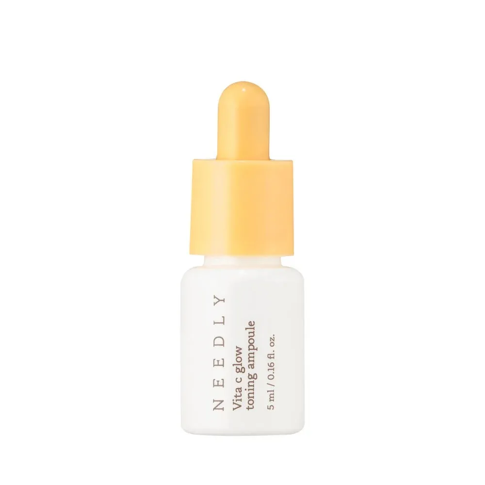 Тонізувальна сироватка з вітаміном C для сяйва шкіри Needly Vita C glow toning ampoule 5 мл, Мініатюра