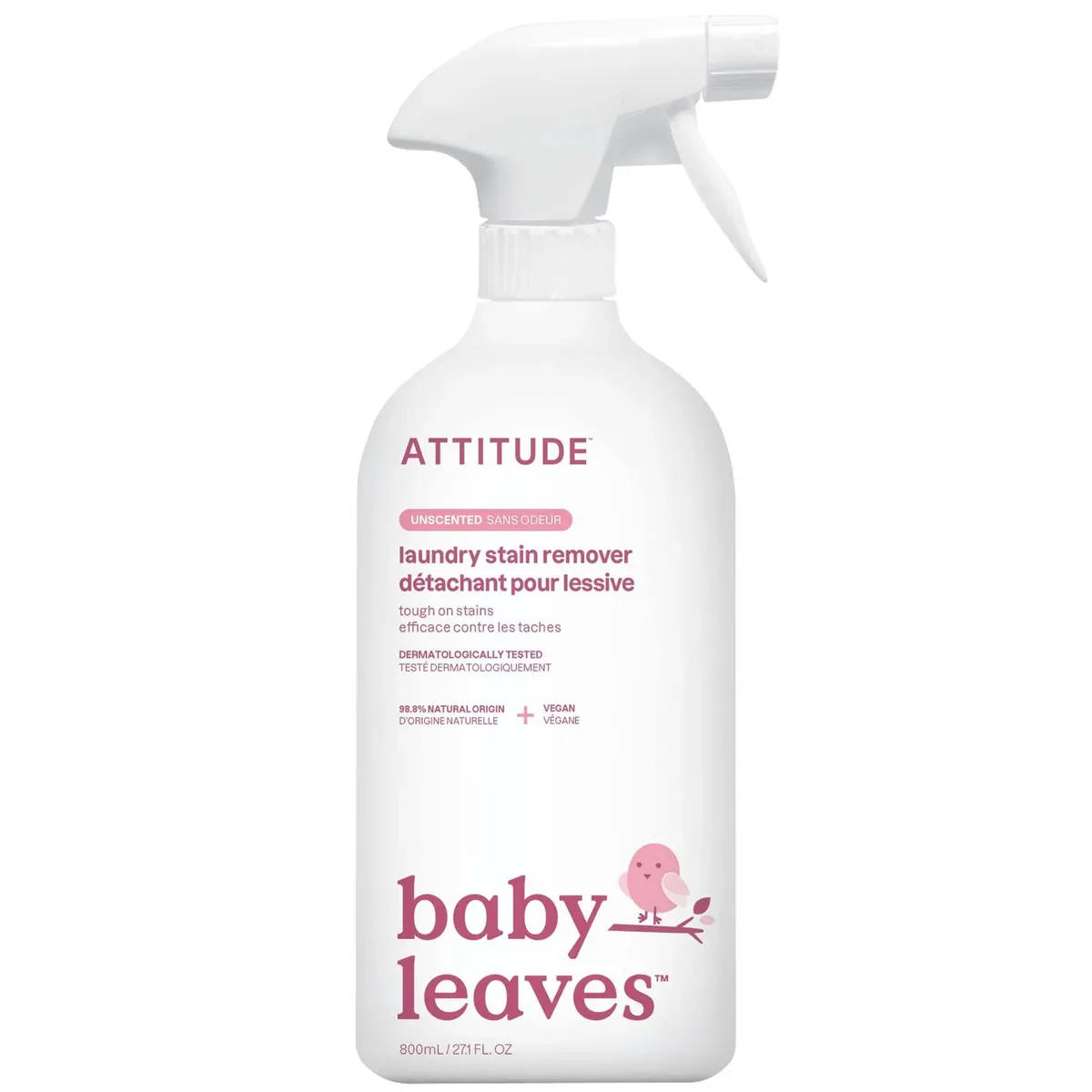 Засіб для видалення плям з дитячого одягу Attitude Baby Stain Remover 800мл