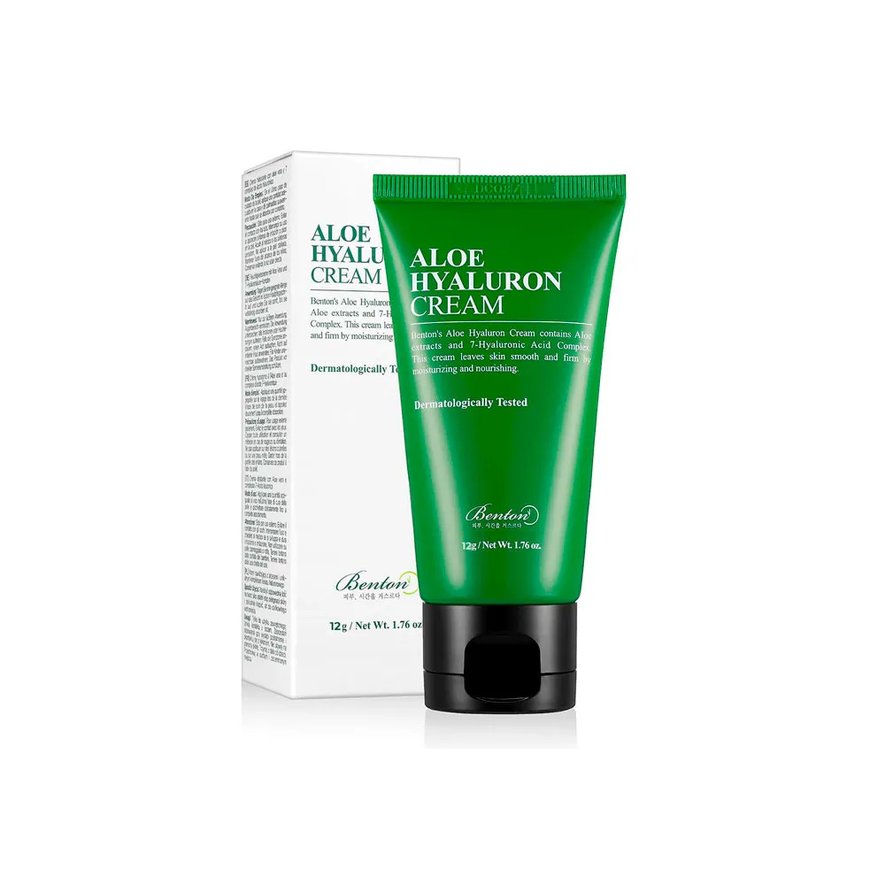 Крем з алое і гіалуроновим комплексом Benton Aloe Hyaluron Cream 12 г Мініатюра