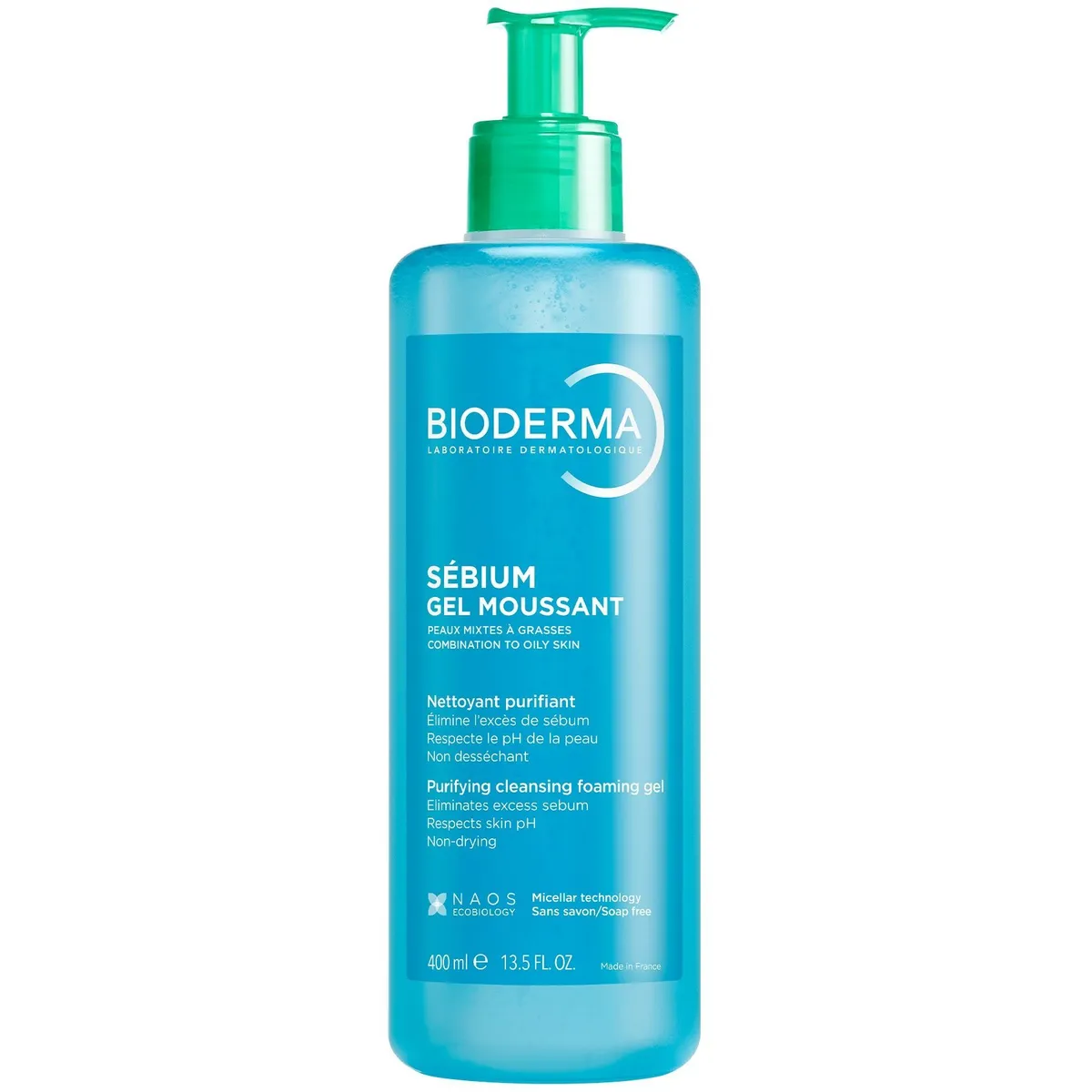 Гель для вмивання Bioderma Sebium Foaming Gel 400 мл
