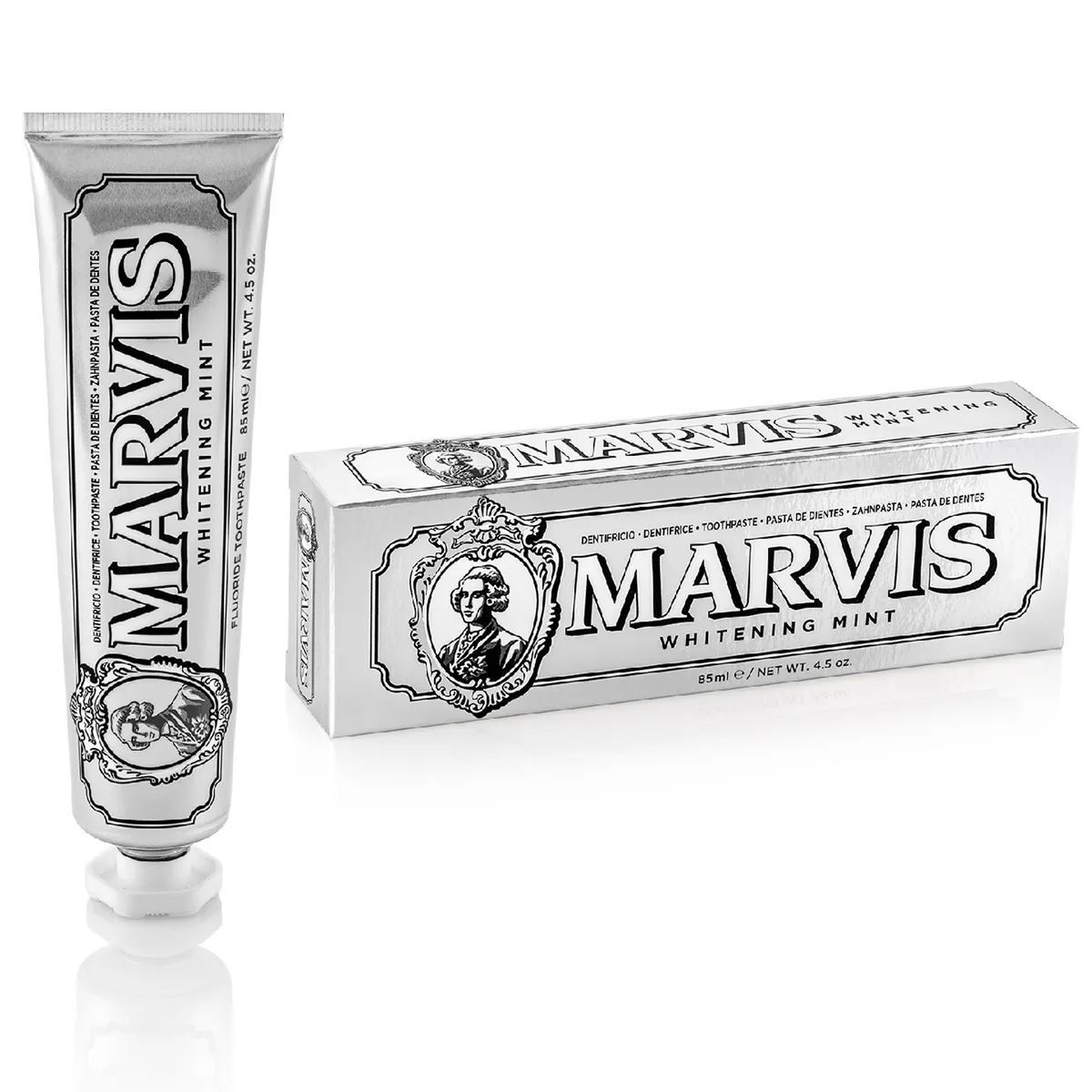 Зубна паста відбілювальна м'ята Marvis Whitening Mint 85 мл