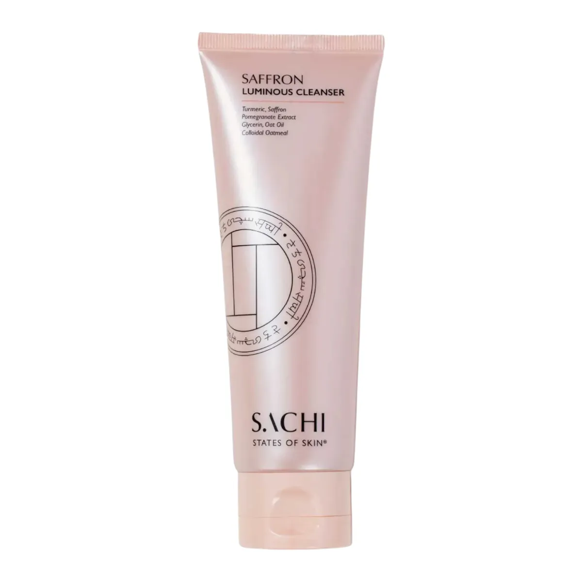 Засіб для очищення шкіри обличчя з шафраном SACHI Skin Saffron Luminous Cleanser 120 мл