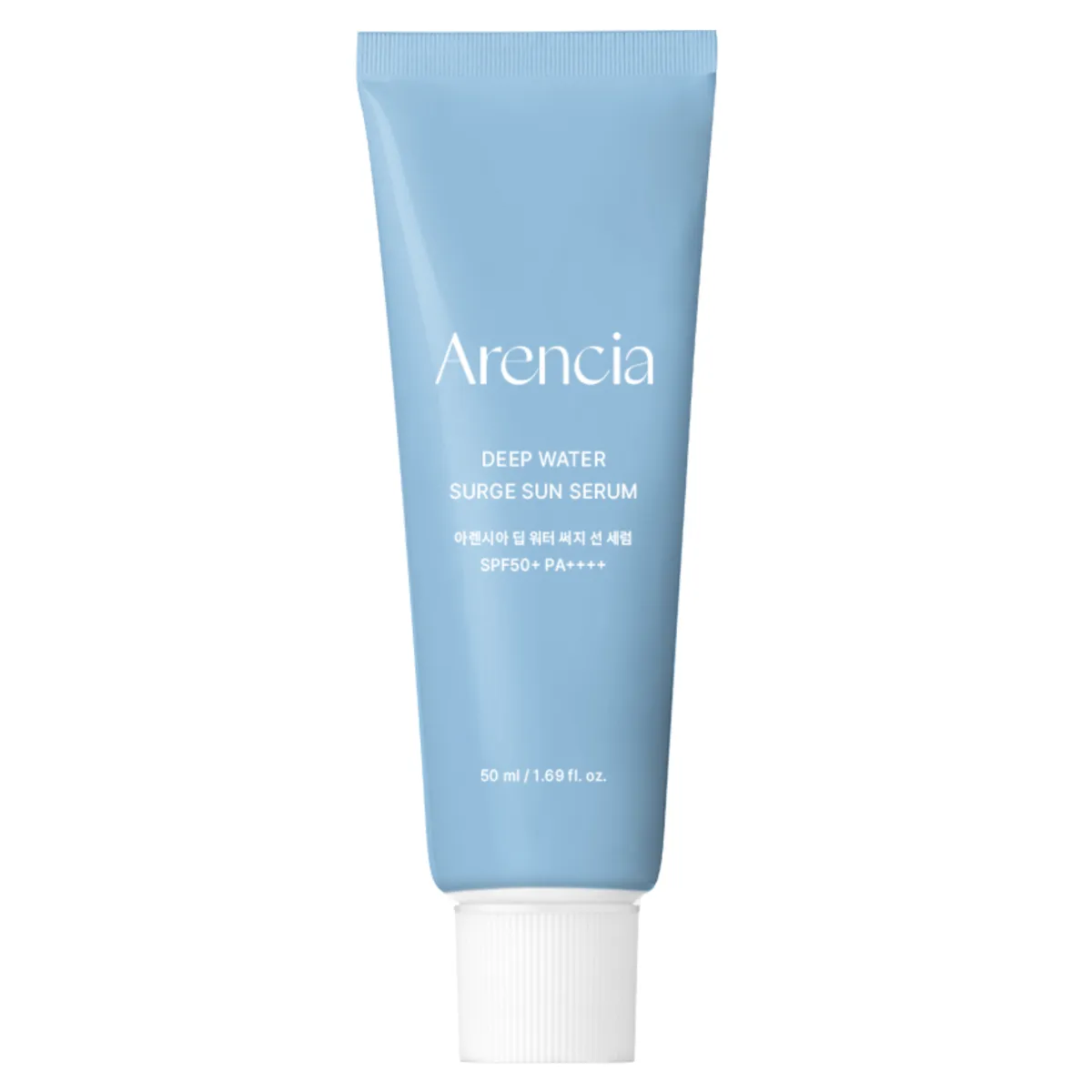 Сонцезахисна сироватка з пептидами та гіалуроновою кислотою Arencia Deep Water Surge Sun Serum SPF50+ PA++++ 50 мл
