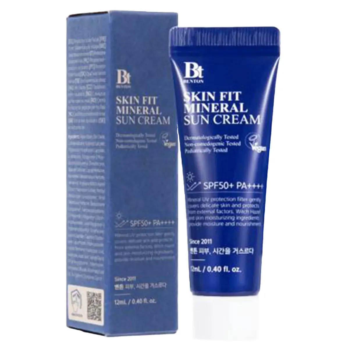 Сонцезахисний крем на мінеральній основі Benton Skin Fit Mineral Sun Cream SPF50+ PA++++ 12 мл Мініатюра