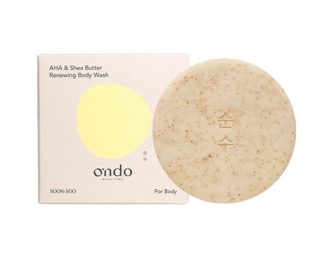 Відлущувальний мильний засіб для тіла з AHA-кислотою та маслом ши Ondo Beauty 36.5 AHA & Shea Butter Renewing Body Wash 70 г