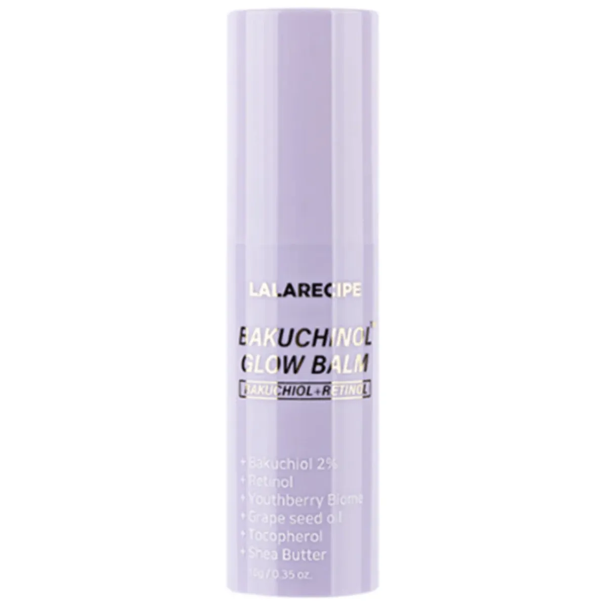Бальзам-стік на основі ретинолу та бакучіолу LALARECIPE Bakuchinol Glow Stick 10 г