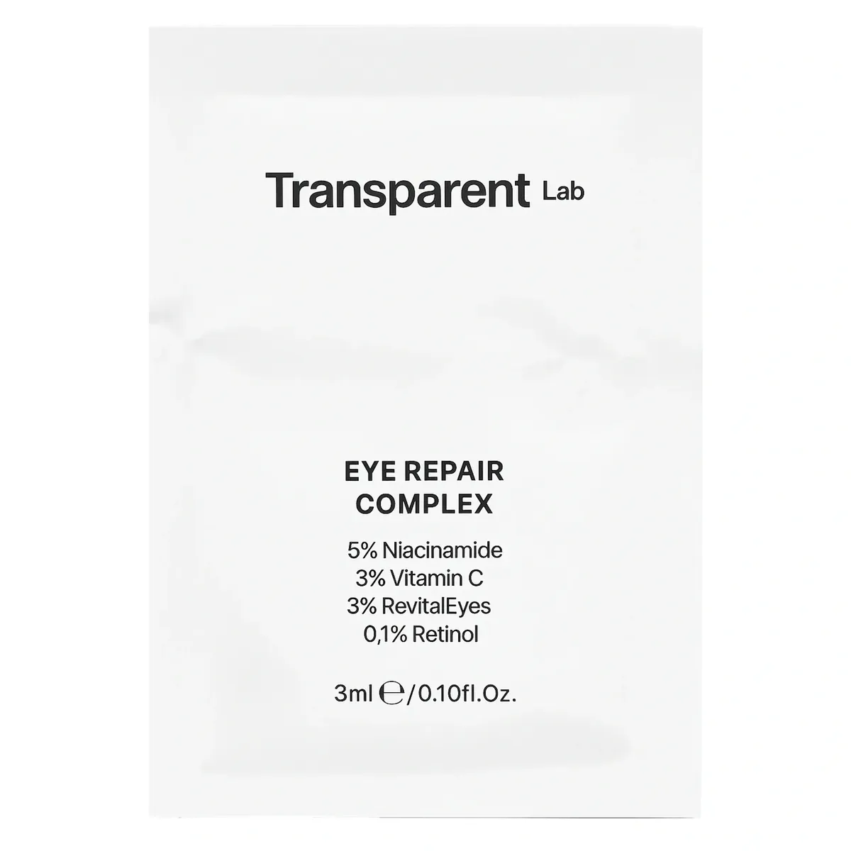 Нічна сироватка для контуру очей Transparent Lab Eye Repair Complex 3 мл, Саше (Тестер)