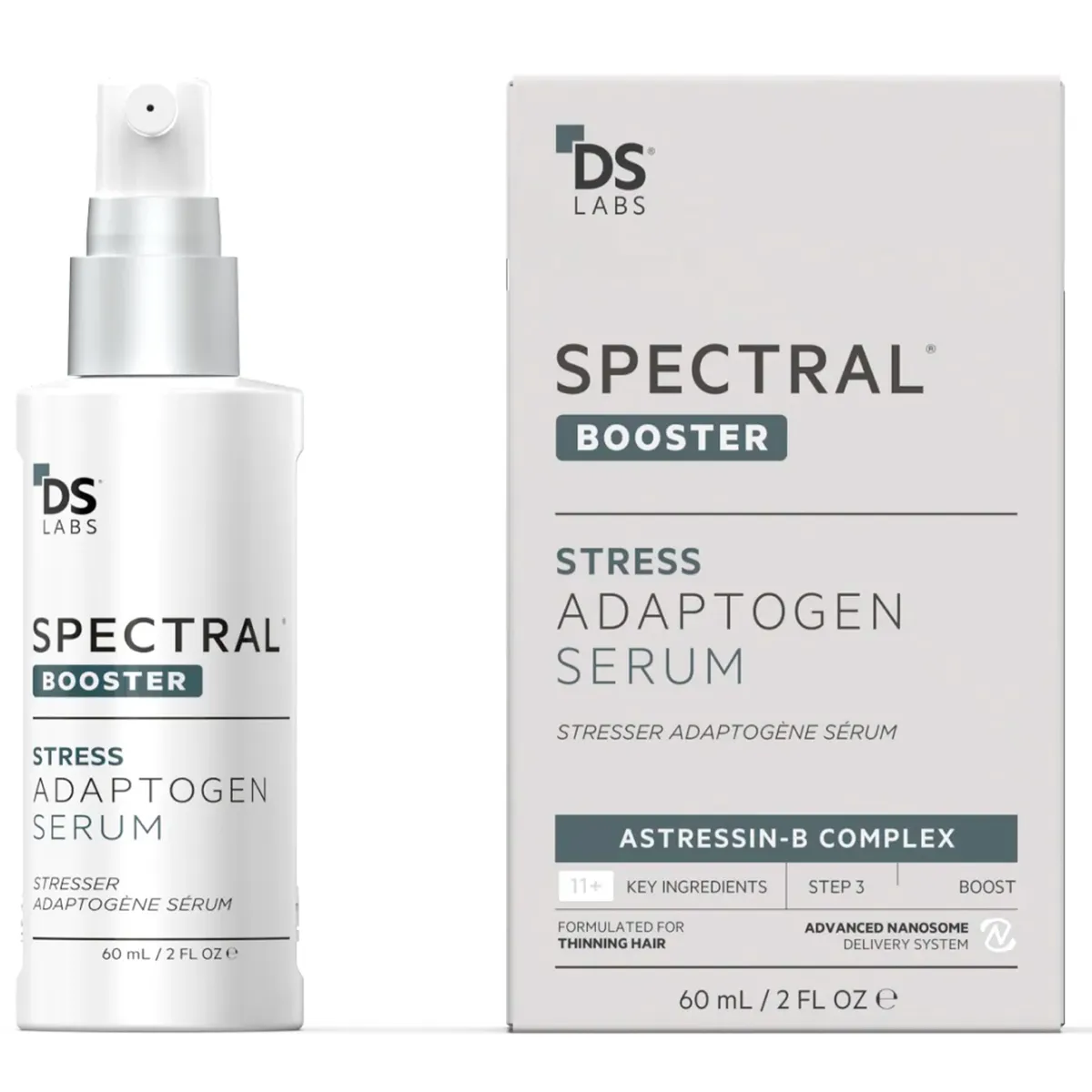 Сироватка-бустер проти стресового випадіння волосся DS Laboratories Spectral F7 (Spectral Stress Adaptogen) 60 мл