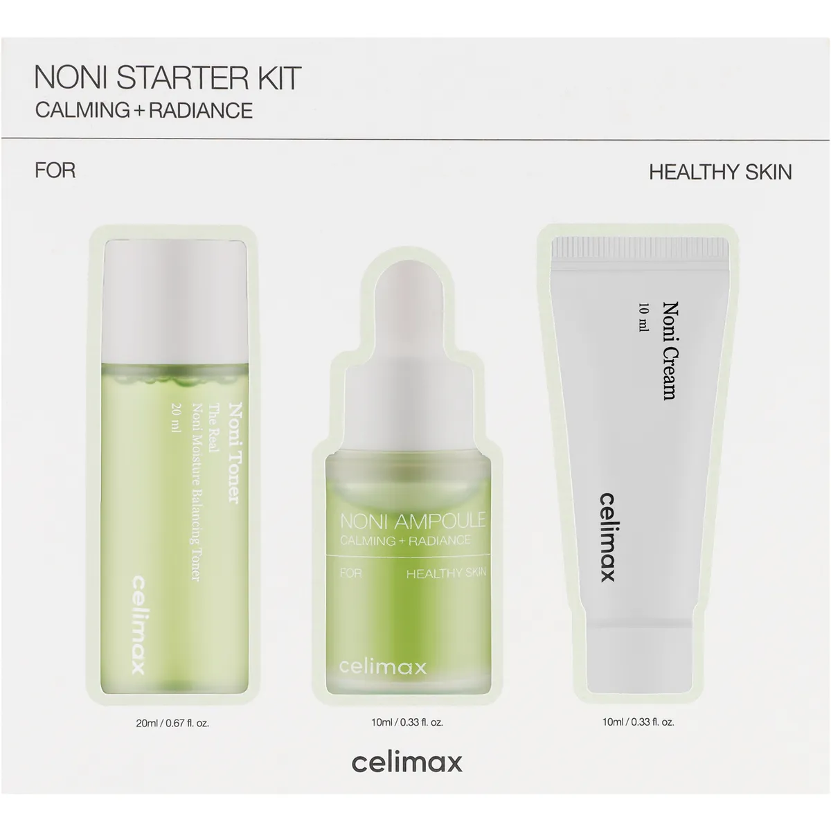 Стартовий набір мініатюр з екстрактом ноні Celimax The Real Noni Starter Kit 3 в 1